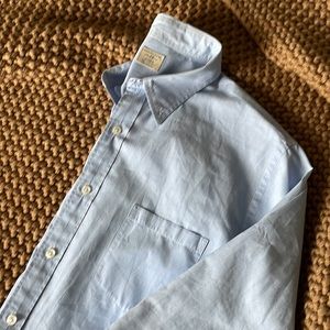 J. Crew men’s cotton button down long-sleeved shirt